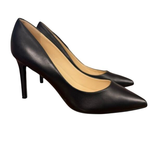 Nine West Etta 8 Womens Black Stiletto High Heels Pumps Pointed Toe Shoes sz 8.5 - Picture 1 of 16